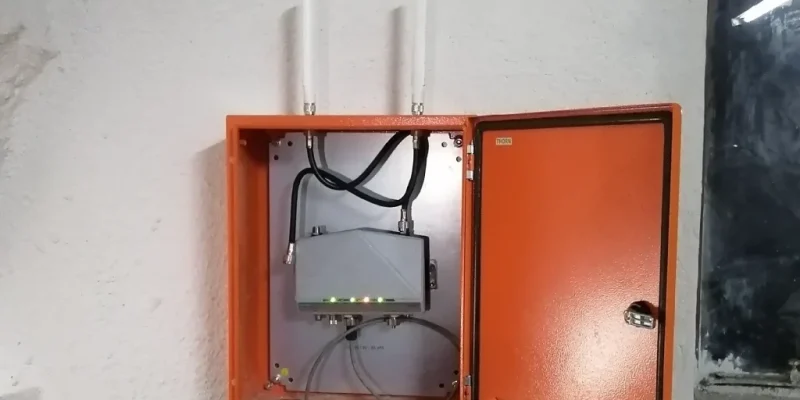 Underground Wi-Fi access point