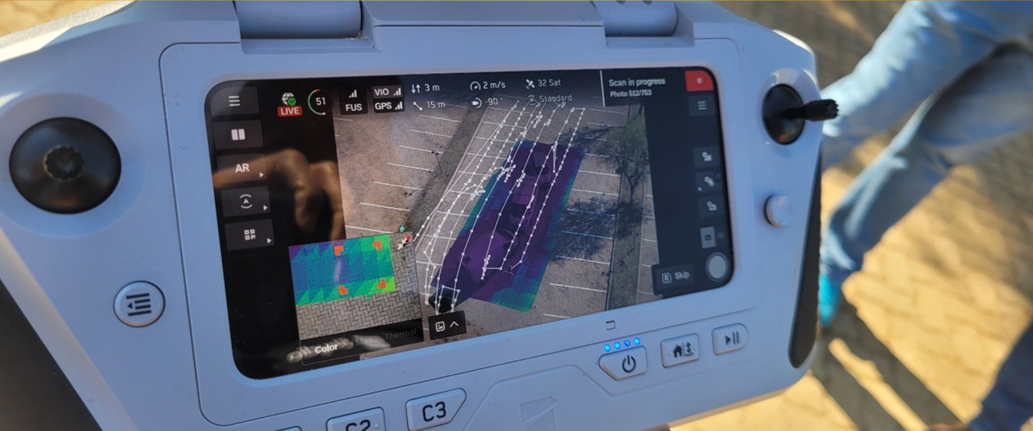 Demonstrating Skydio X10 3D Scanning For Forensic Road Accident Investigations