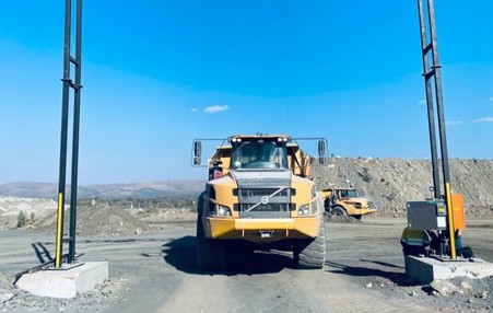 LASE TVM-3D System For Surface Dump Truck Volume Measurement