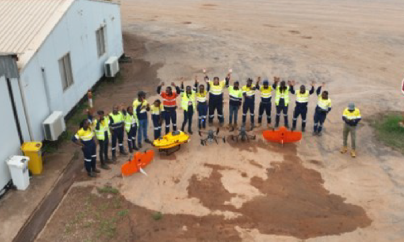 Skycatch Highwall Scanning at Barrick Lumwana Mine In Zambia